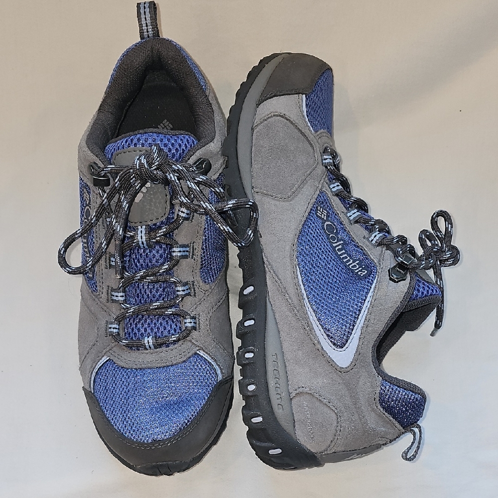 Columbia Blue and Gray Outdoor Shoes